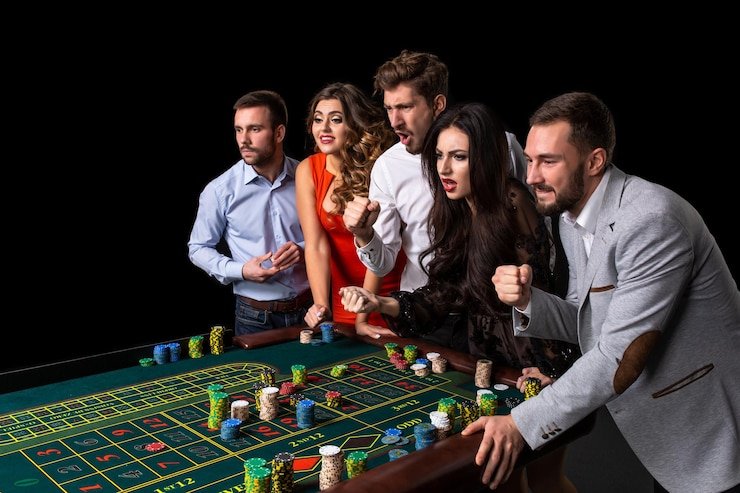 Live dealer at Mega Moolah table